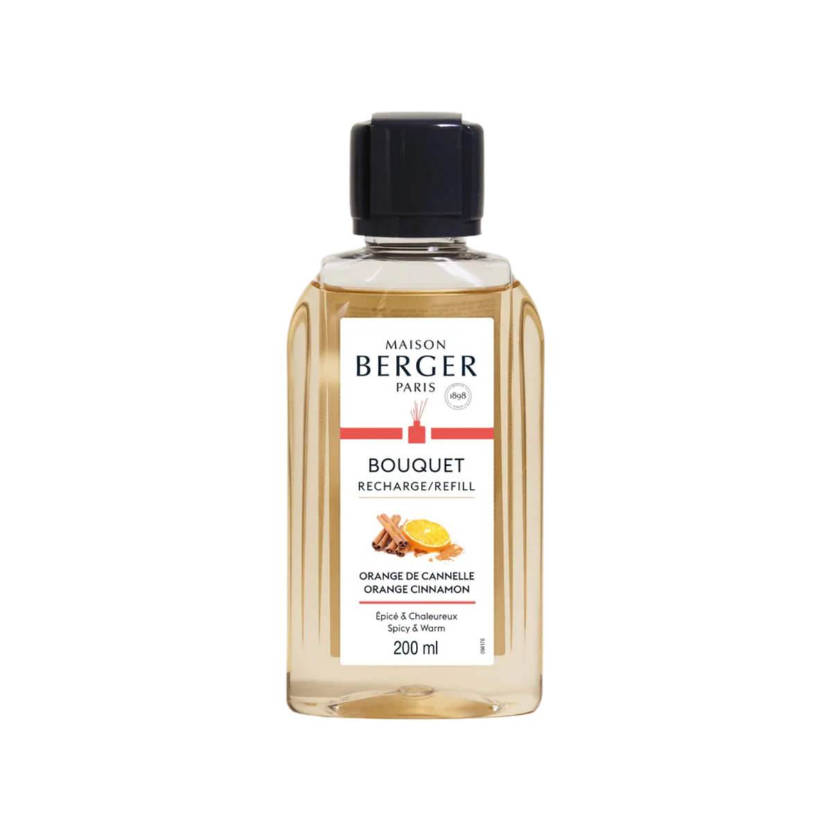 Recharge pour lampe Orange cannelle 200 ml - Maison Berger