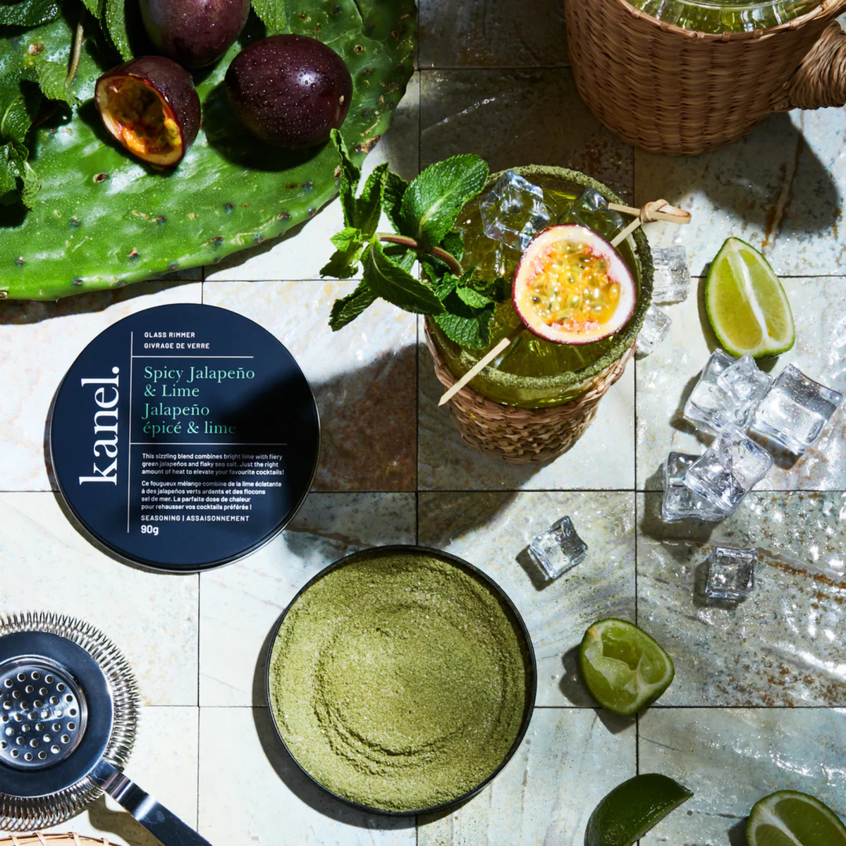 Givrage de verre Jalapeno et lime 90 g - Kanel