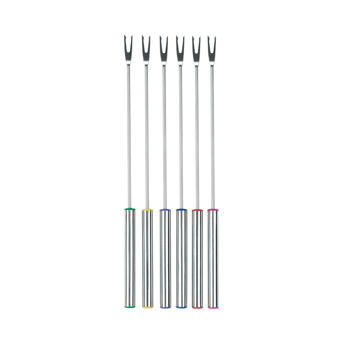 Ensemble de 6 fourchettes à fondue en acier inoxydable 24,5 cm - Trudeau