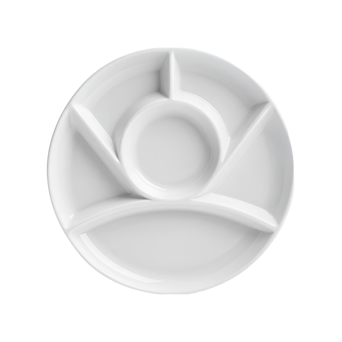 Ensemble de 4 assiettes à fondue rondes 23 cm - Trudeau