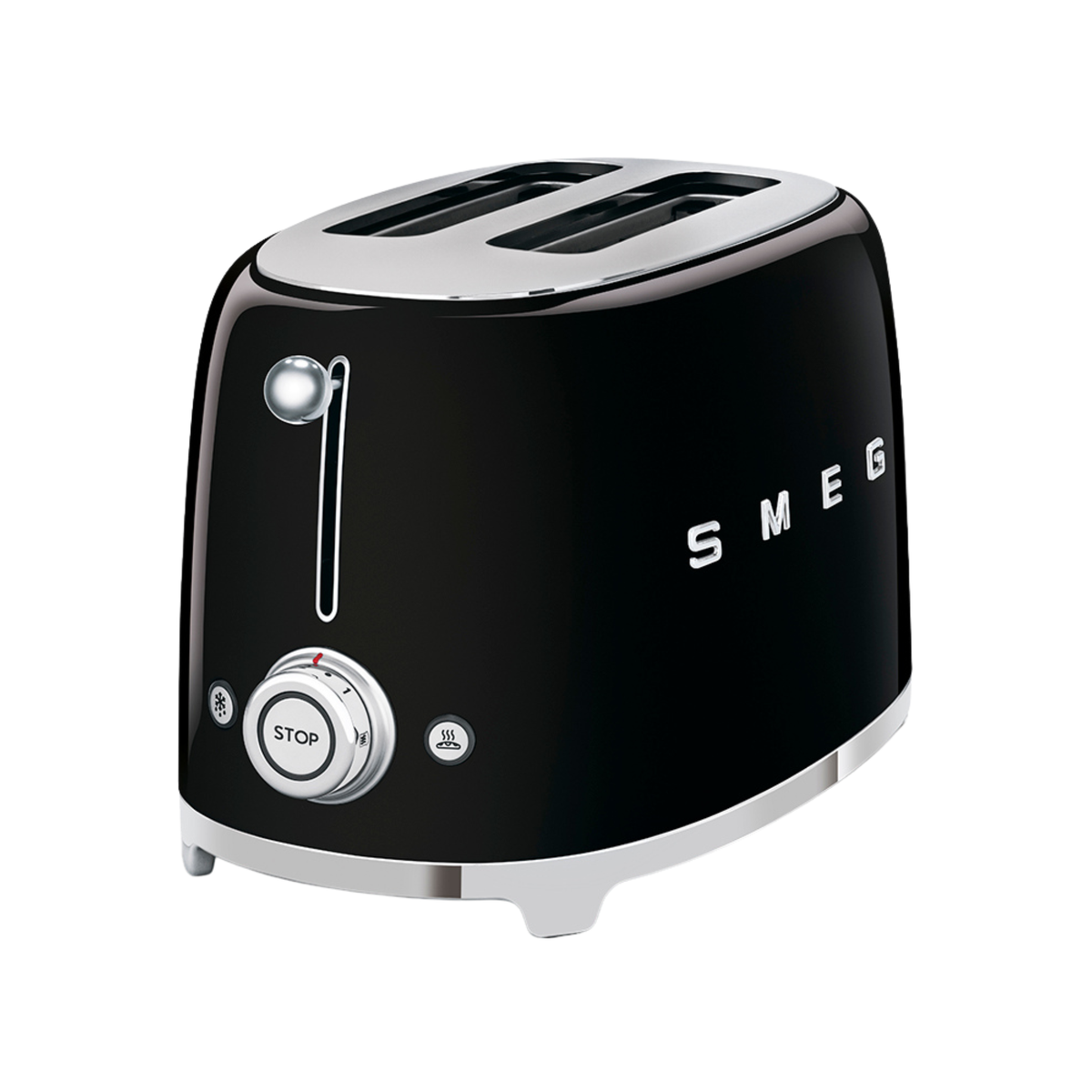 Grille-pain Deluxe 2 tranches Noir - Smeg