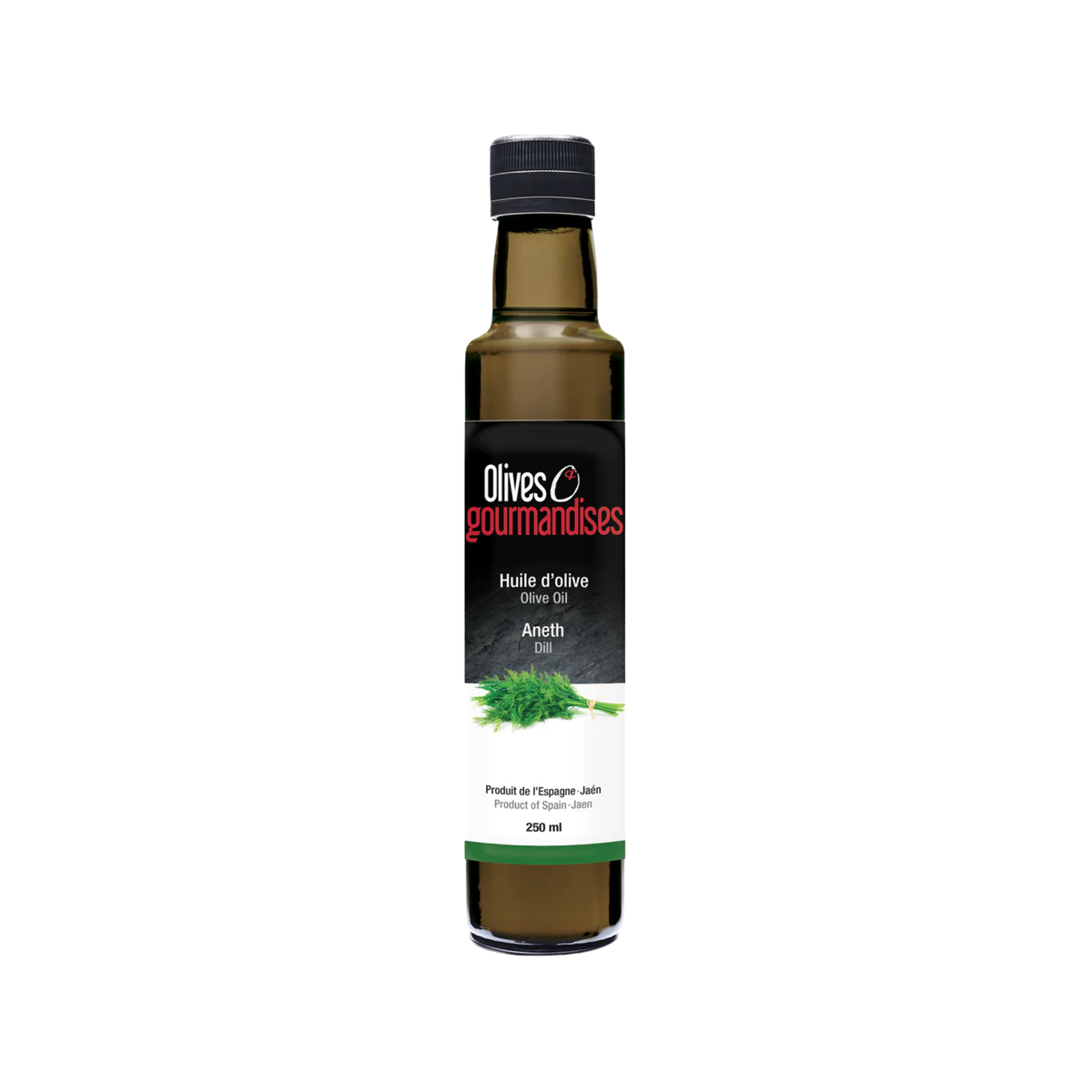 Huile d'olive infusée à l'aneth 250 ml