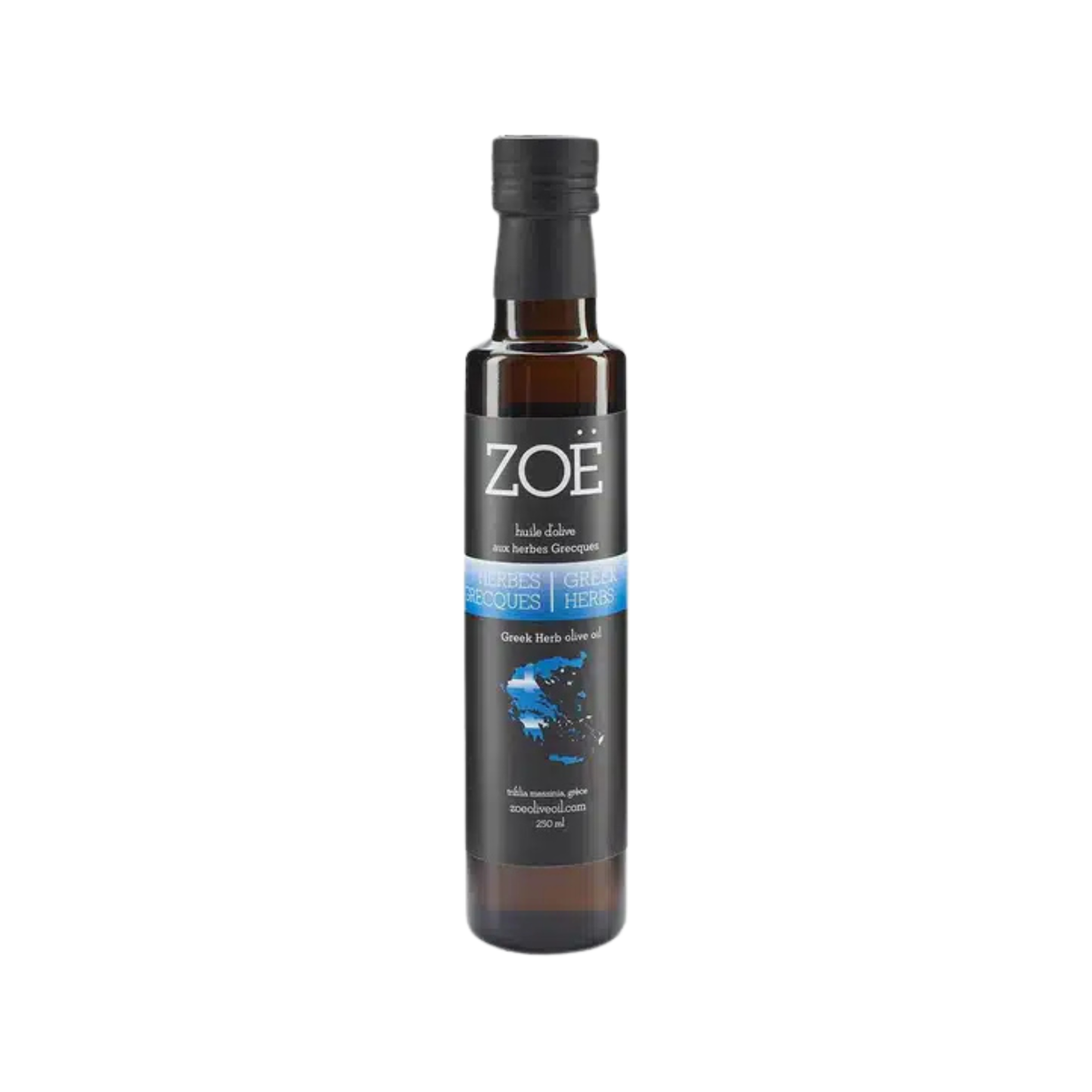 Huile d'olive infusée aux herbes grecques 250 ml - Zoë