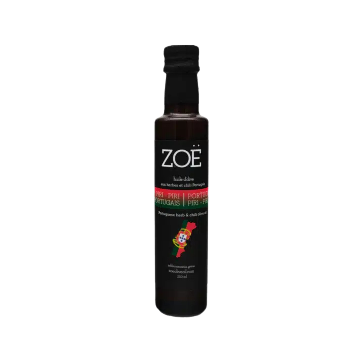 Huile d'olive infusée Piri Piri 250 ml - Zoë