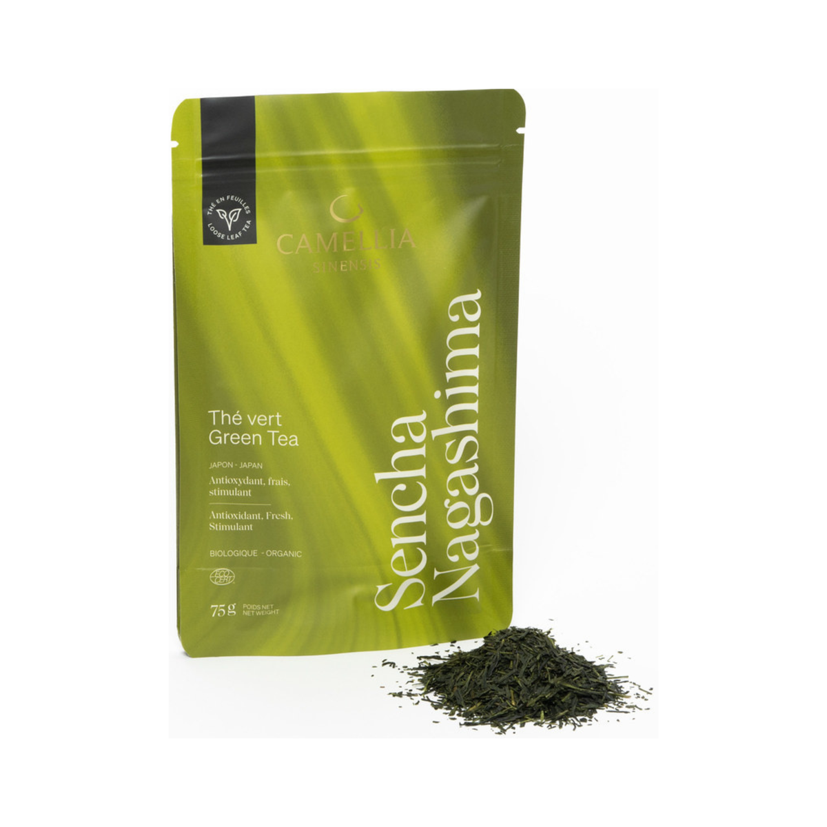 Thé vert Sencha Nagashima biologique 75 g - Camellia Sinensis