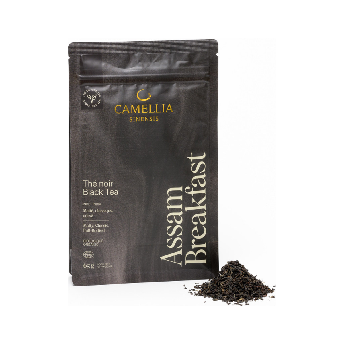 Thé noir Assam Breakfast biologique 65 g - Camellia Sinensis