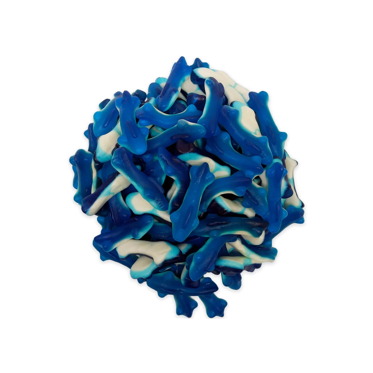 Blue Raspberry Gummy Sharks 1 kg - Huer