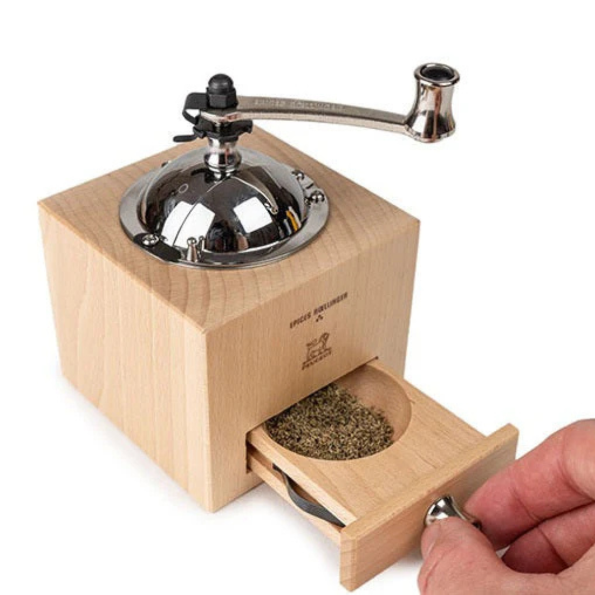 Moulin à poivre manuel en bois Roellinger 12 cm - Peugeot 