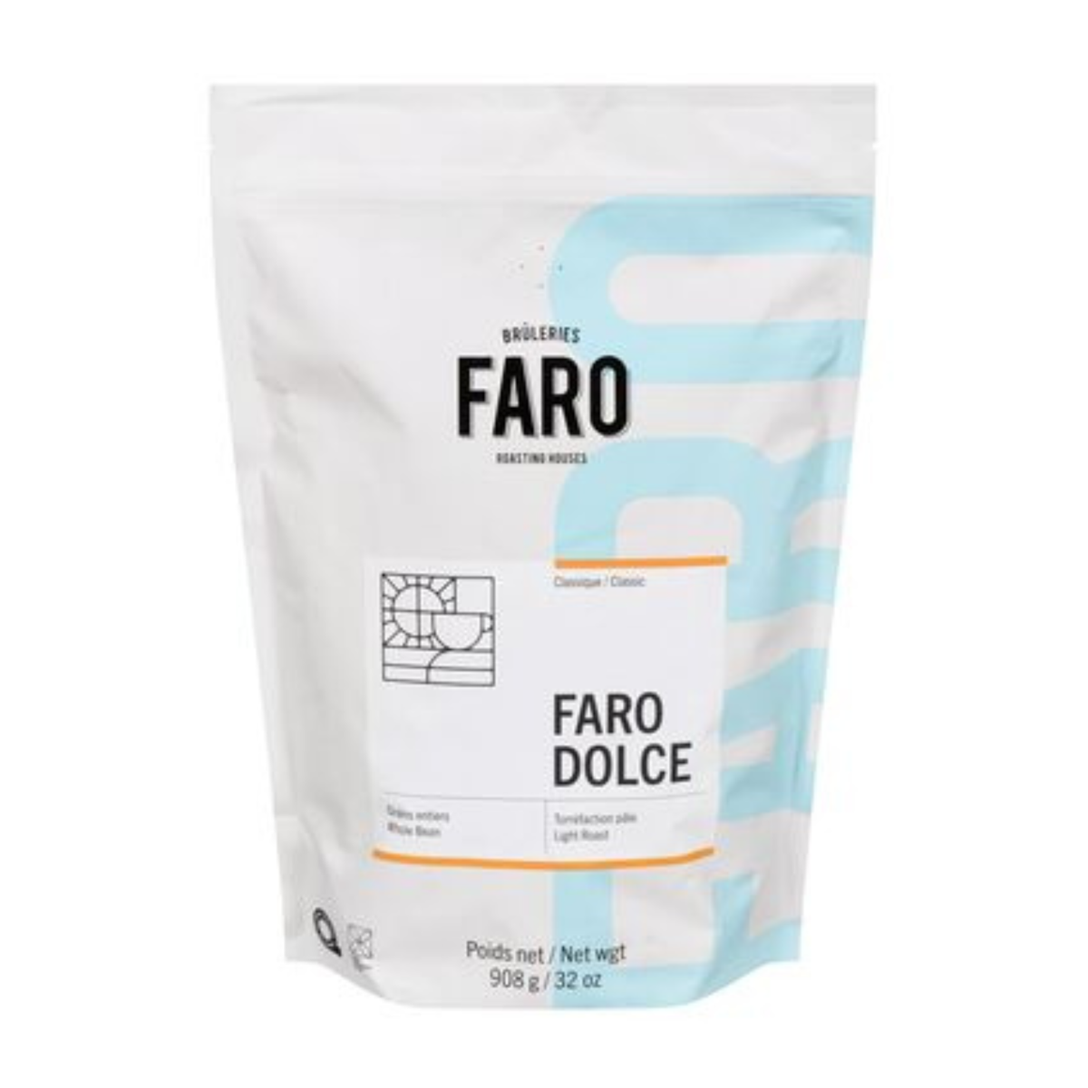 Café en grains Espresso Dolce 908 g - Faro