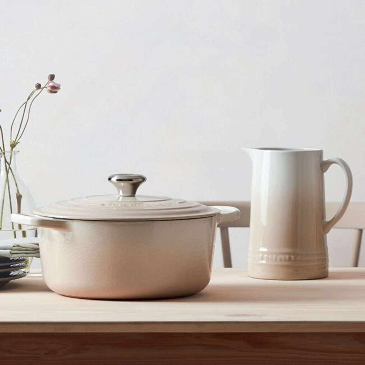 Cocotte ronde Meringue 6,7 L - Le Creuset 