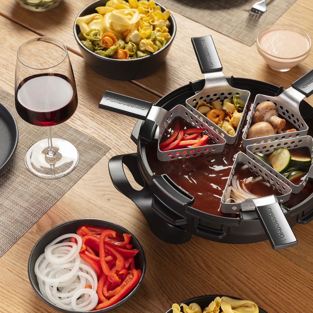 Ensemble à fondue Tradition 2-en-1 - Fondussimo Fondussimo