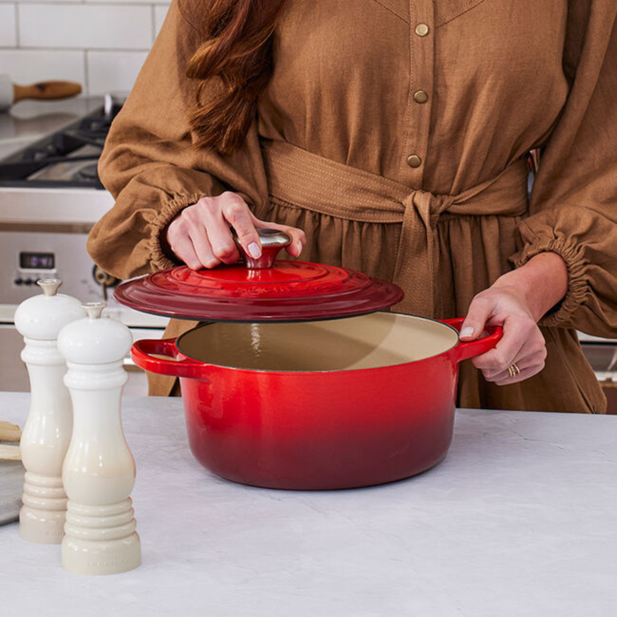 Cocotte ronde Cerise 4,2 L - Le Creuset 