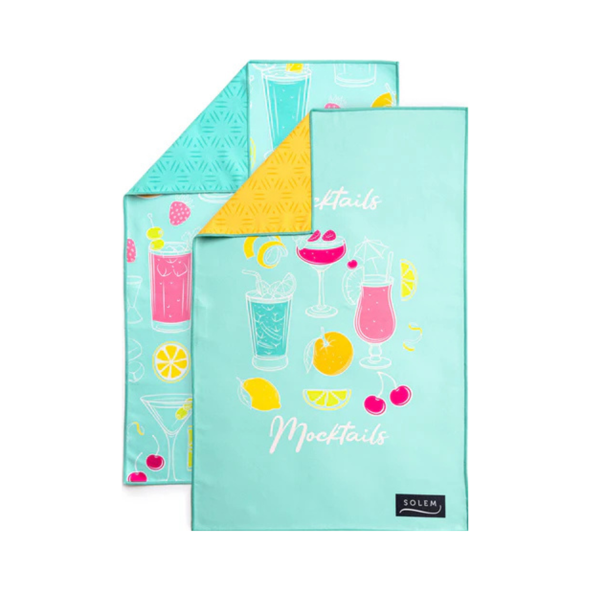 Ensemble de 2 linges à vaisselle Passion Mocktails - Solem 