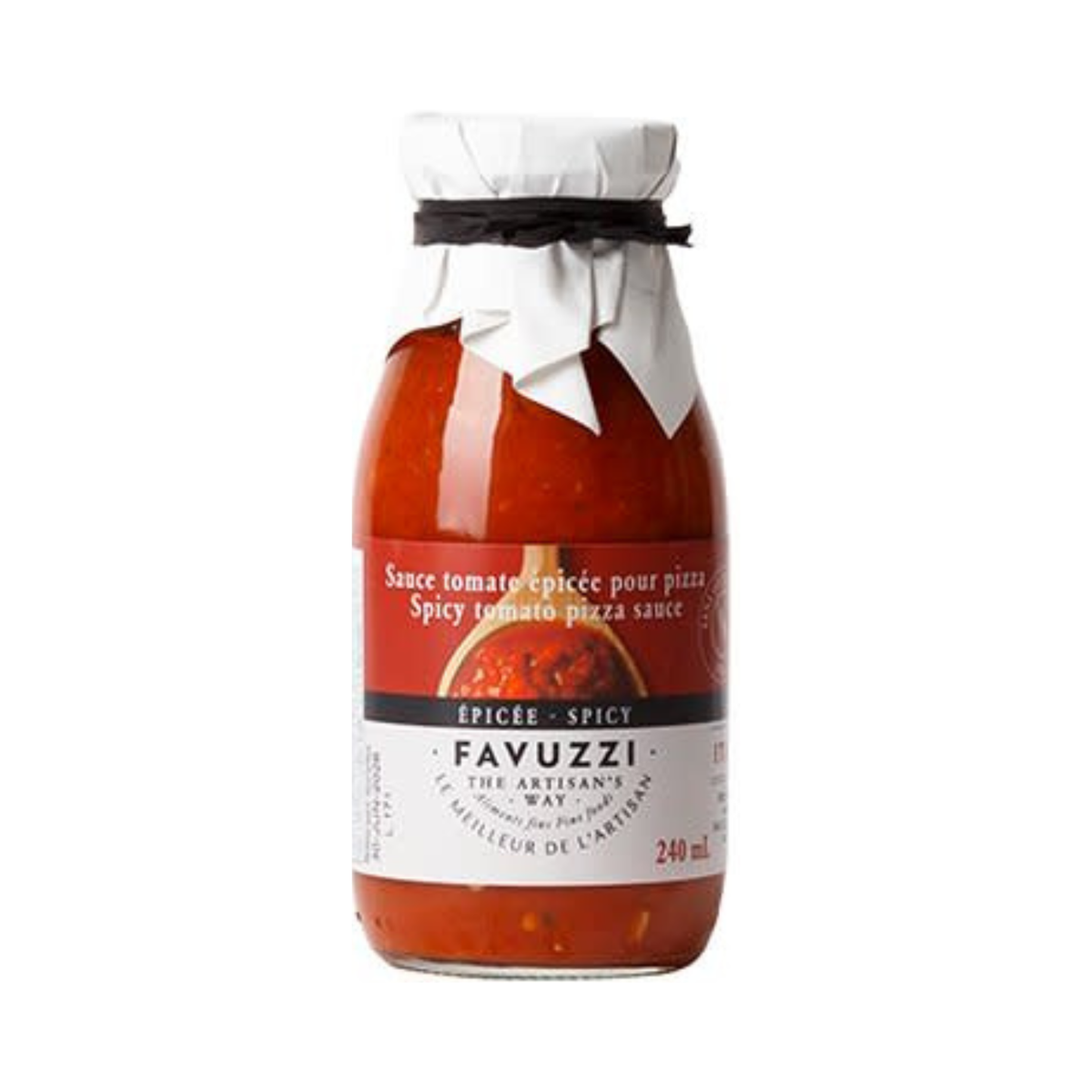 Sauce tomate épicée à pizza 240 ml - Favuzzi 