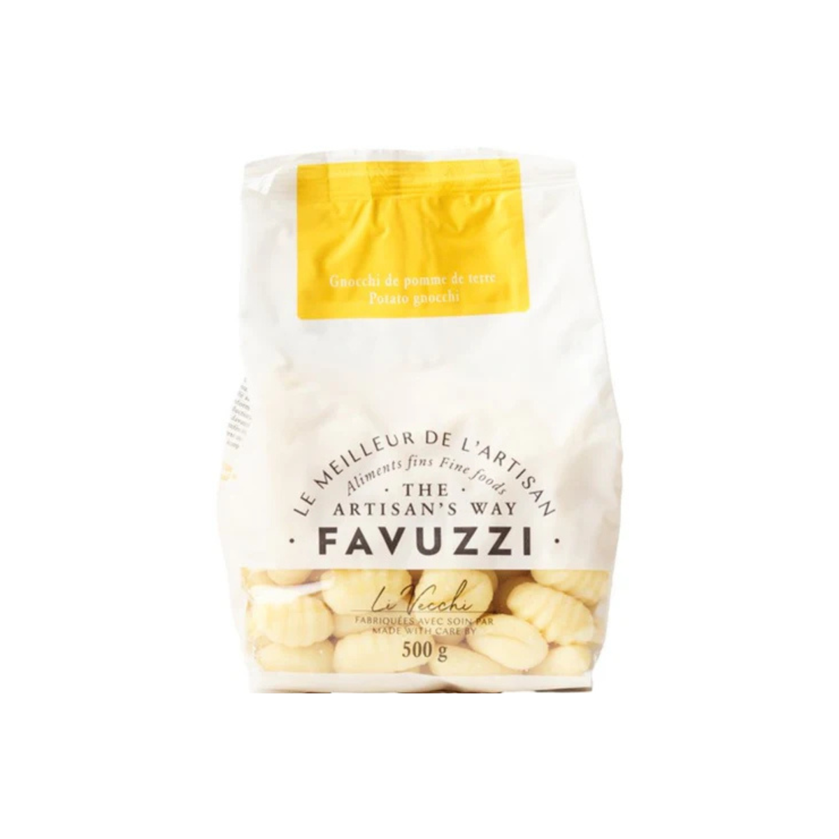 Gnocchi de pommes de terre 500 g - Favuzzi 