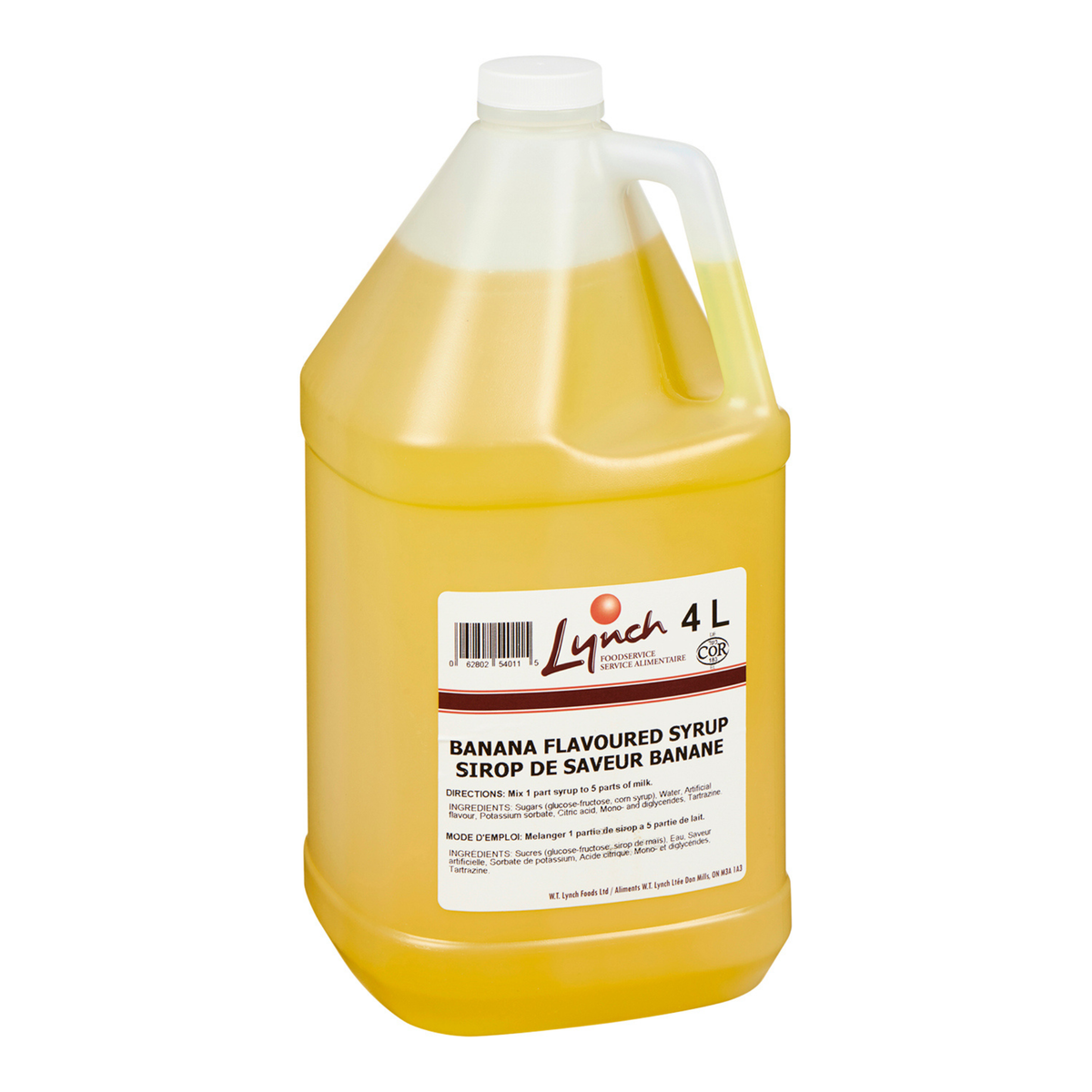 Banana Slushy Syrup 4 L - McLean