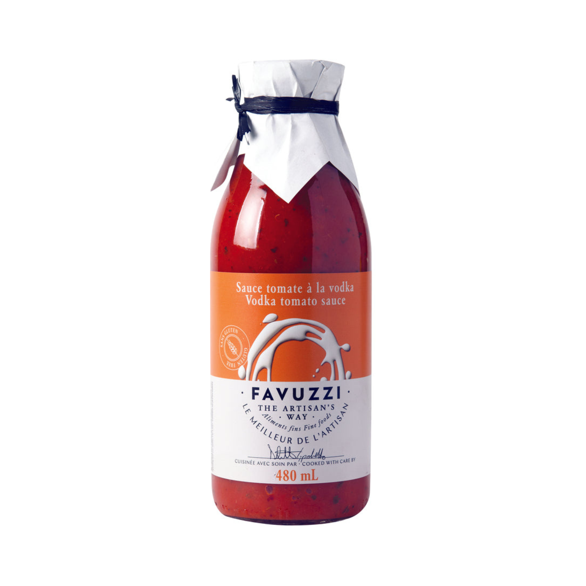Sauce tomate à la vodka 480 ml - Favuzzi 
