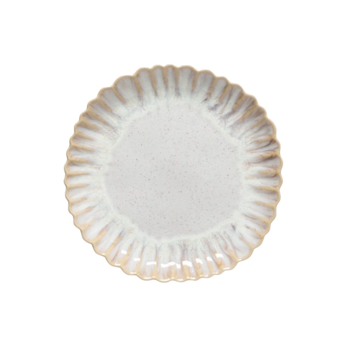 Assiette à salade Mallorca beige sable 21,3 cm - Costa Nova