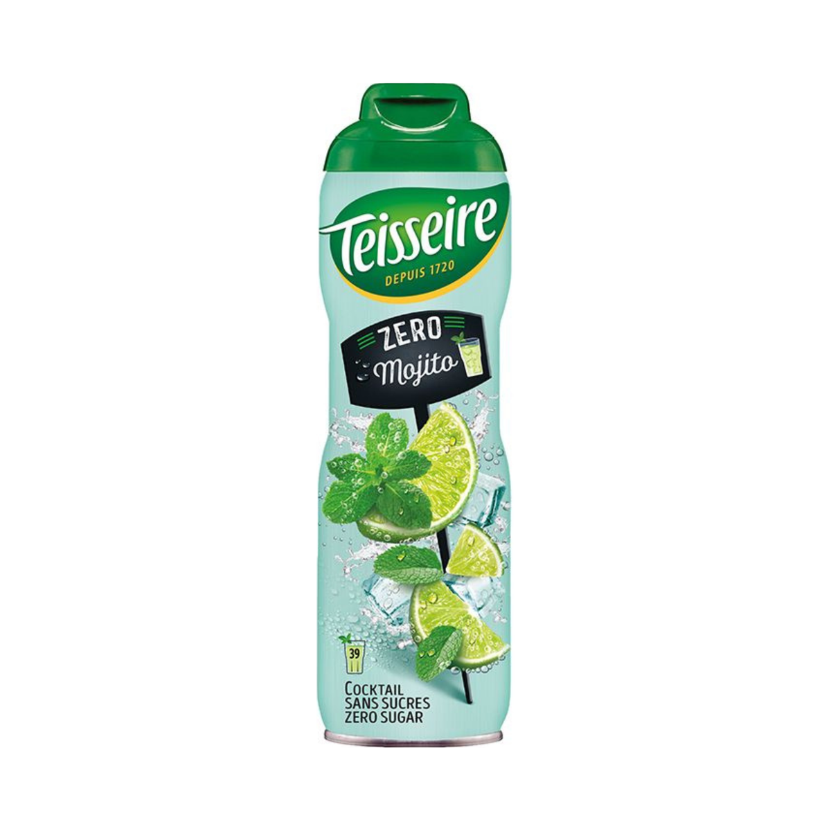 Sirop sans sucre Cocktail mojito 600 ml - Teisseire