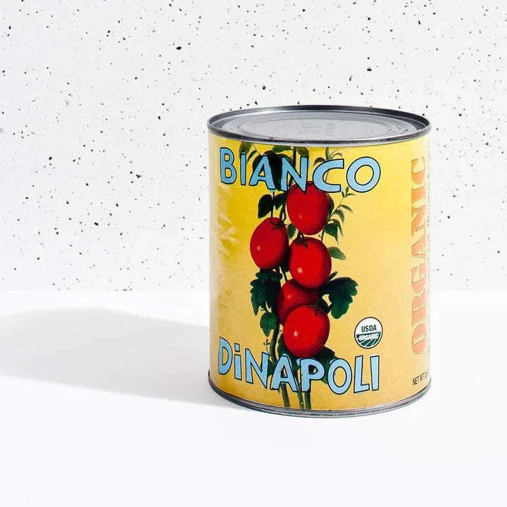 Tomates entières pelées biologiques 28 oz Bianco Dinapoli pour sauces pizza savoureuses