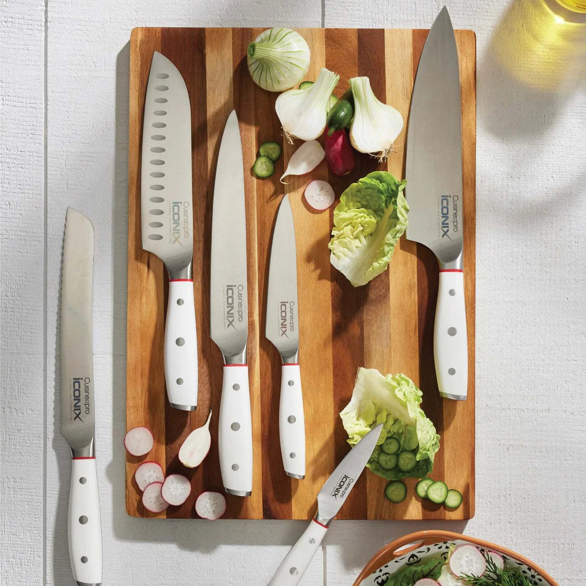 Bloc à couteaux 7 pièces Straub iconiX™ - Cuisine::pro® - Eugène Allard