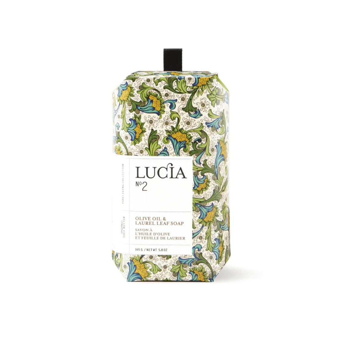 Savon Lucia N°2 beurre de karité bio vue complète