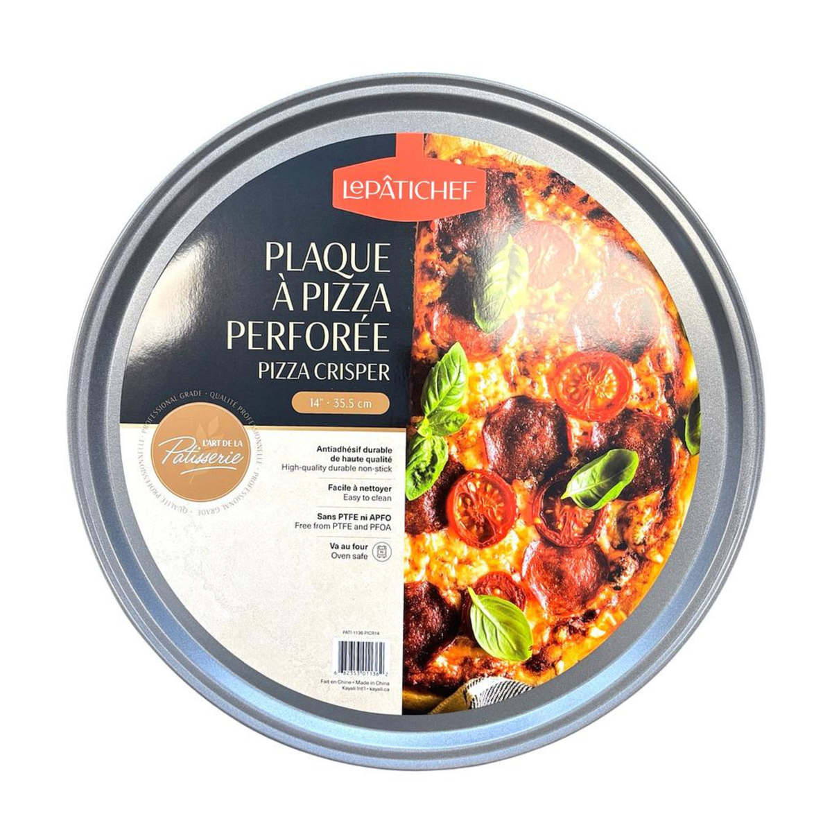 Non-stick perforated pizza pan 14" – Le Pâtichef