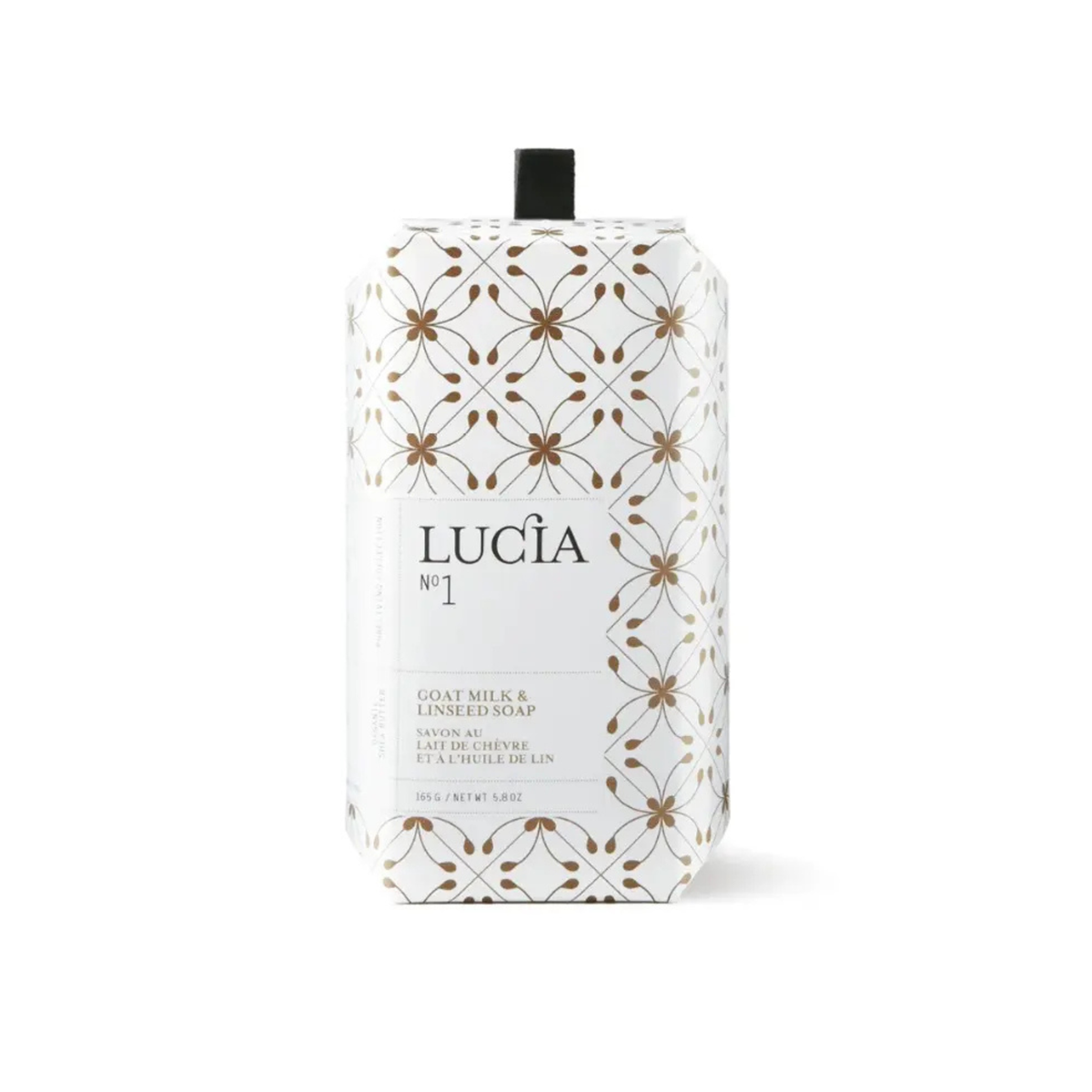Savon Lucia beurre de karité bio lait de chèvre vue complète
