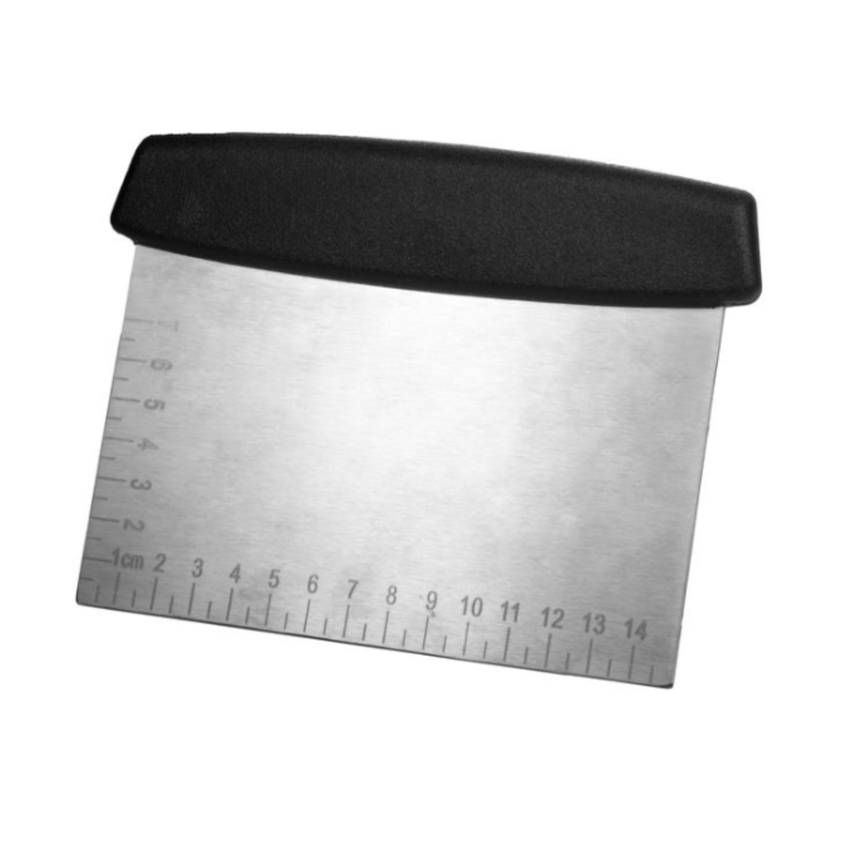 Coupe-pâte en acier inoxydable avec guide de mesure 15 cm et poignée antidérapante