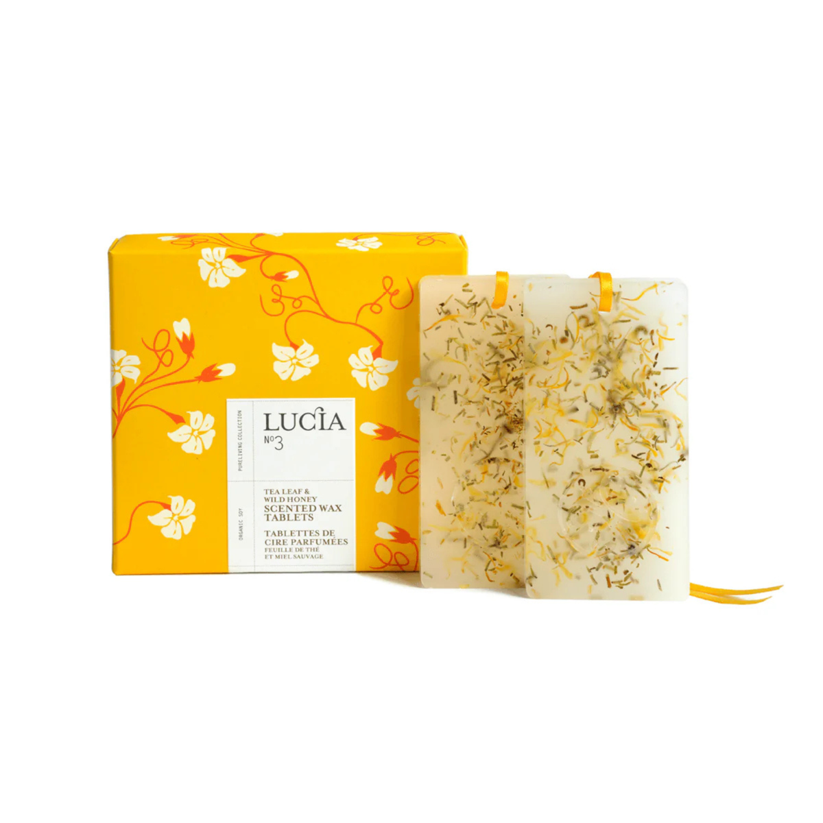 Tablettes de cire parfumée Lucia N°3 vue complète
