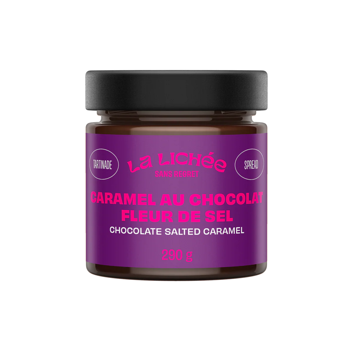 Chocolate and sea salt caramel 290 g – La Lichée