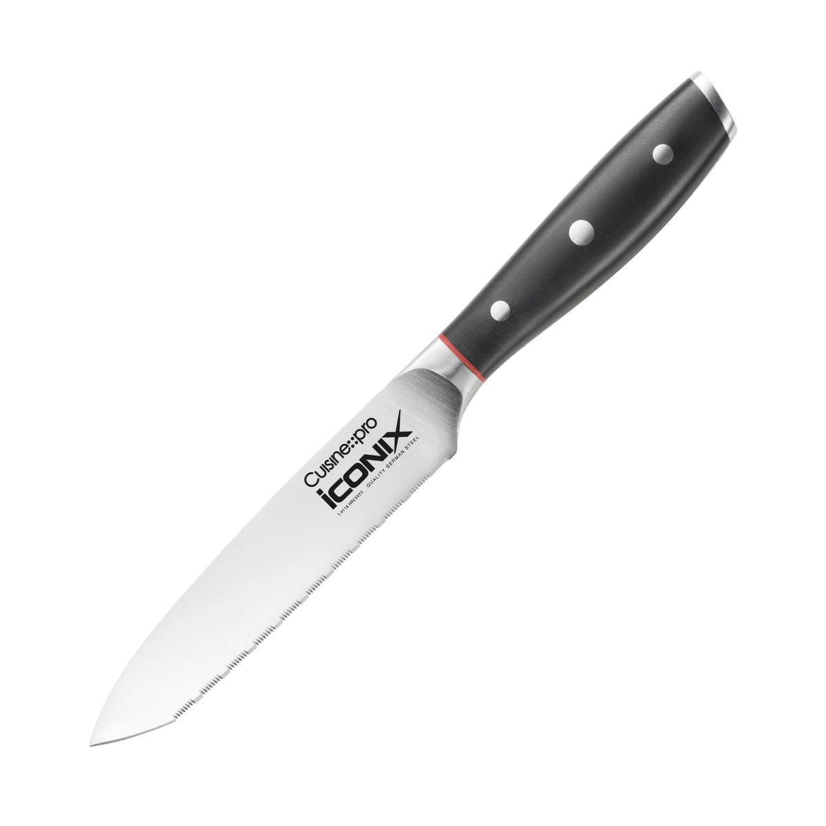 couteau utilitaire iconiX™ 14 cm acier inoxydable vue complète