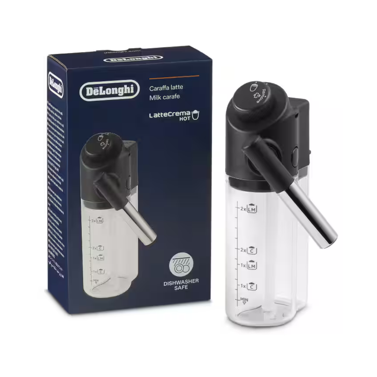 Pichet à lait LatteCrema pour Magnifica Evo – De’Longhi