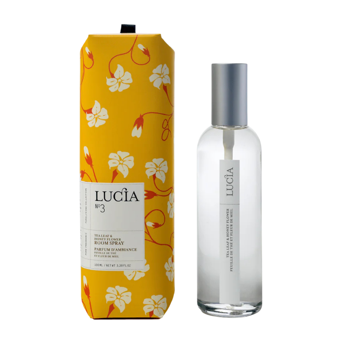 Parfum d’ambiance feuille de thé et fleur de miel 100 ml – Lucia
