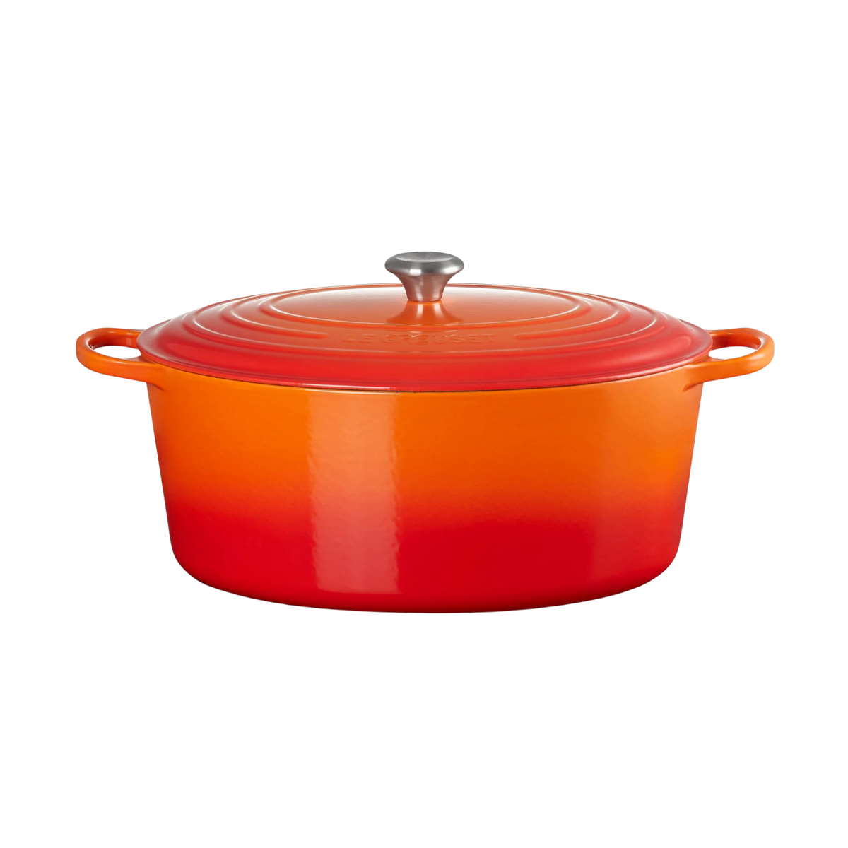 Cocotte ovale en fonte émaillée Signature Volcanique 6,3 L – Le Creuset