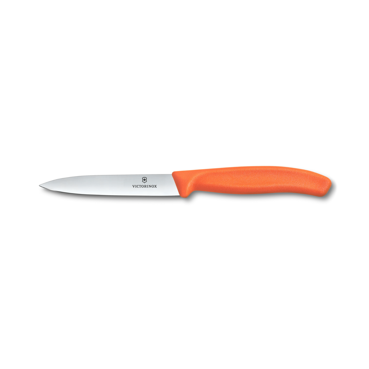 Couteau d’office à lame droite Swiss Classic orange 10 cm – Victorinox