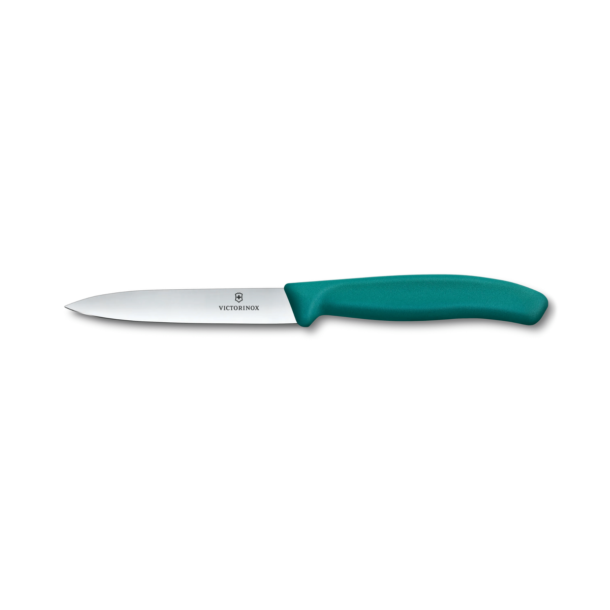 Couteau d’office à lame droite Swiss Classic vert kale 10 cm – Victorinox