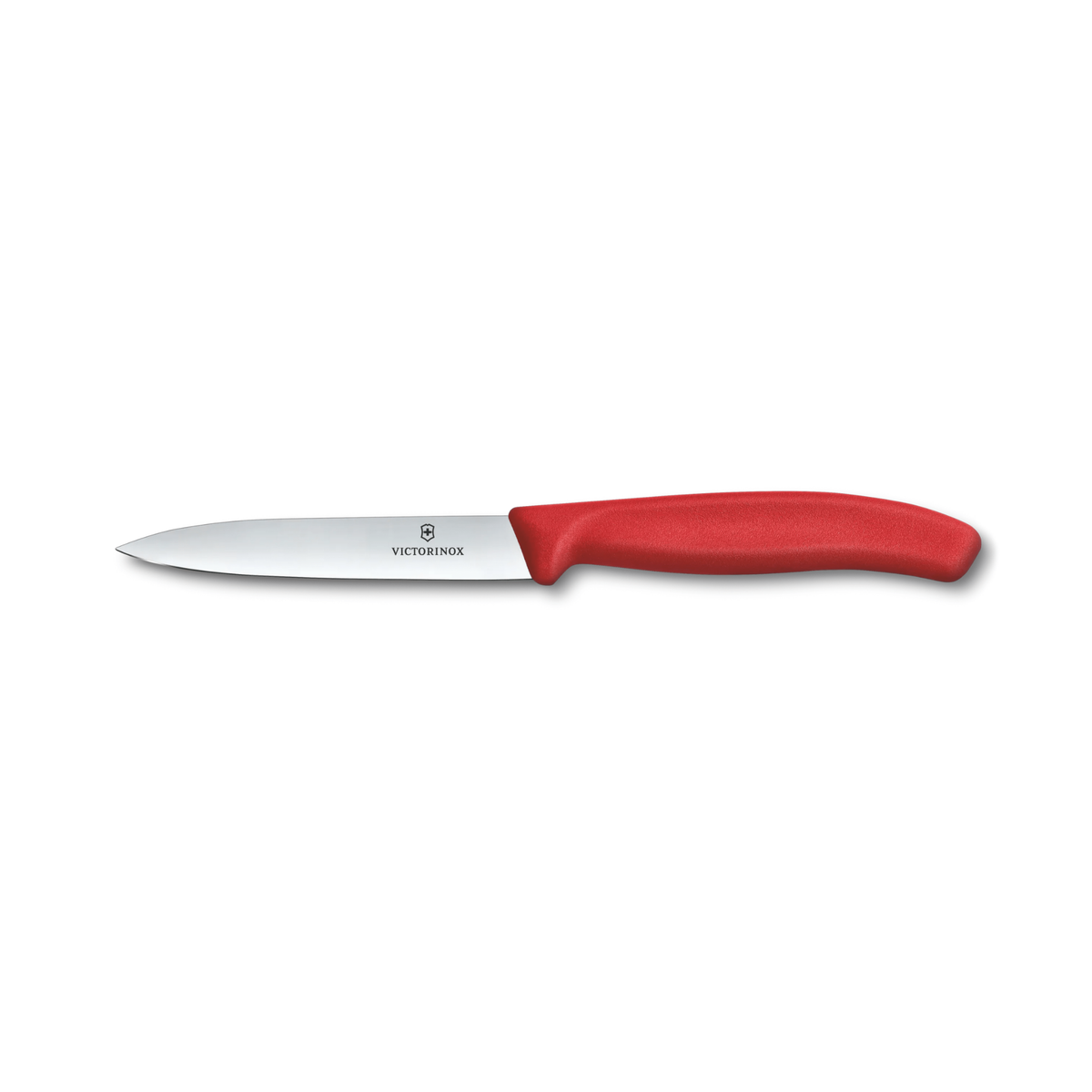 Couteau d’office à lame droite Swiss Classic rouge 10 cm – Victorinox