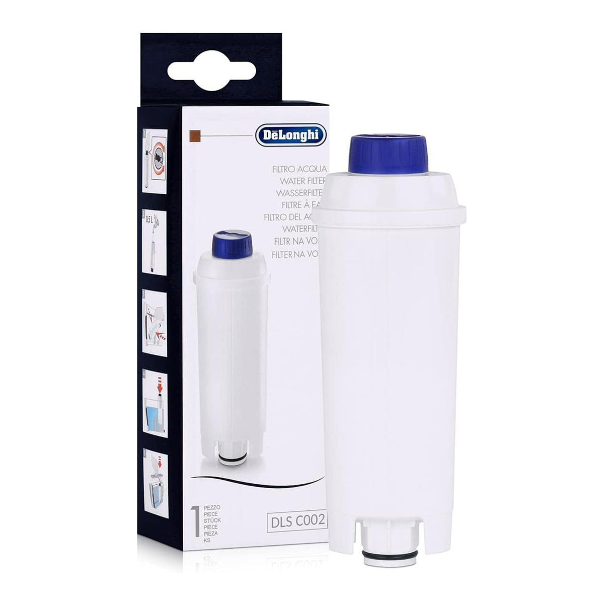 filtre à eau machine espresso De’Longhi vue complète