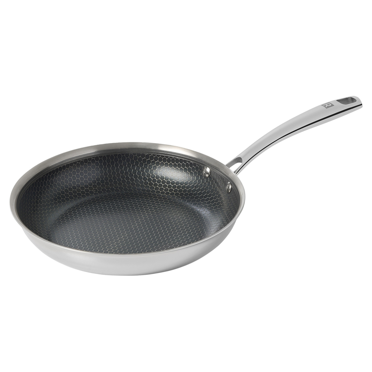 Poêle hybride acier inoxydable 3-plis The Rock Clad 26 cm – Ricardo
