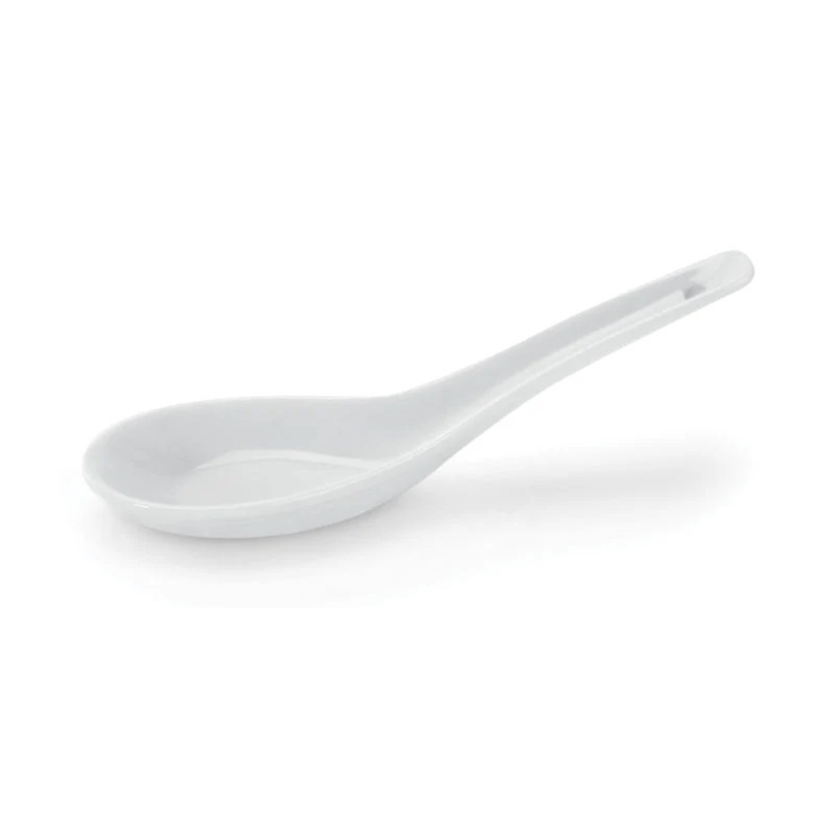 Cuillère à soupe asiatique en porcelaine Lotus 13,7 cm – BIA