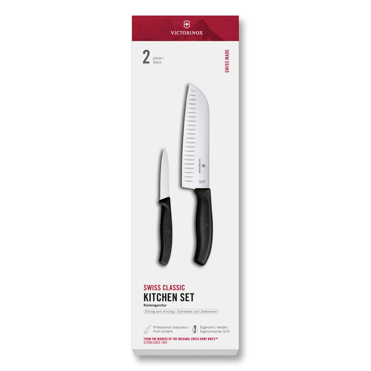 Ensemble de couteaux de cuisine Swiss Classic 2 pièces 17 cm – Victorinox