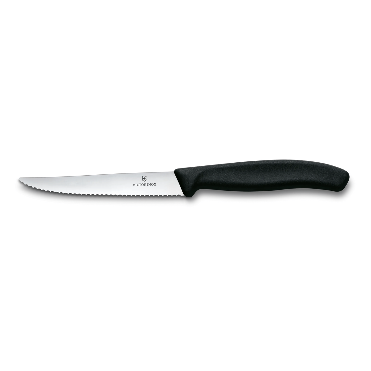 Ensemble de 6 couteaux à steak et à pizza Swiss Classic noir 11 cm – Victorinox