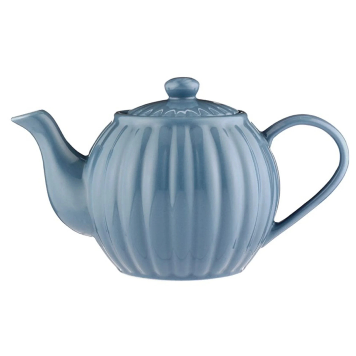 Théière en grès bleue 6 tasses – Price & Kensington