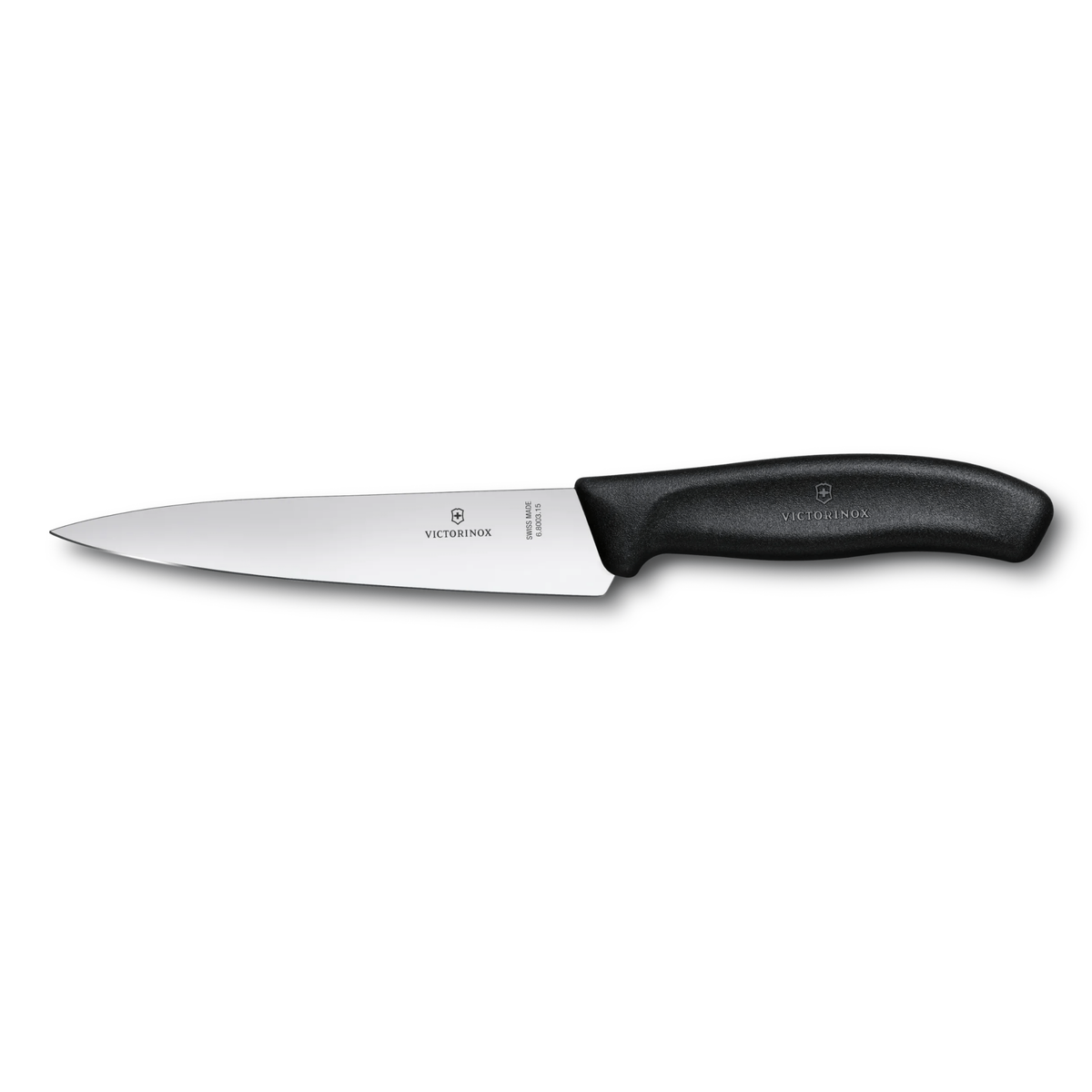 Couteau de chef acier inoxydable Swiss Classic noir 15,2 cm – Victorinox