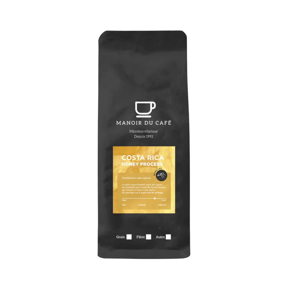 Café en grains Costa Rica Honey Process 400 g - Manoir du Café Manoir du Café
