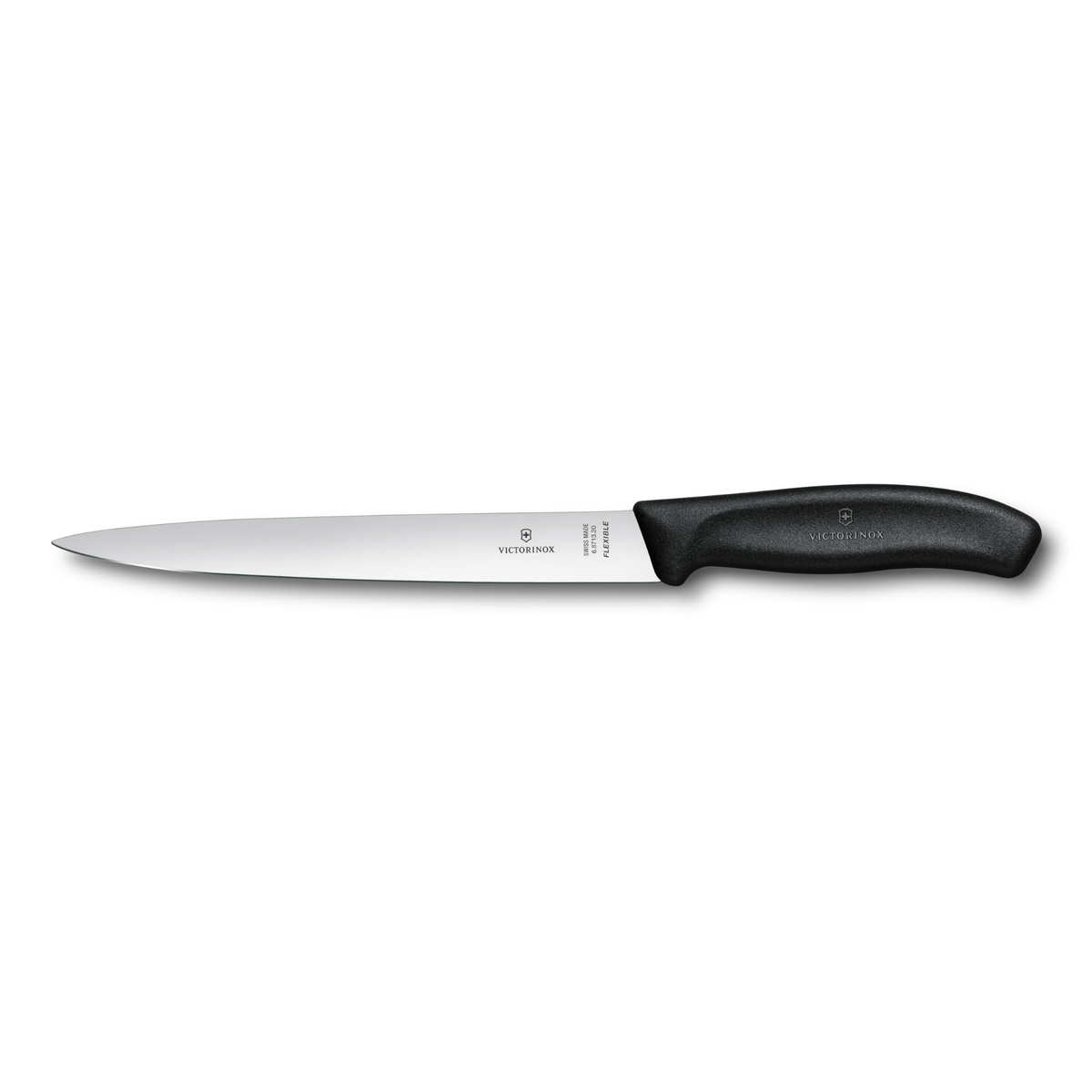 Couteau à filet flexible acier inoxydable Swiss Classic noir 20,3 cm – Victorinox