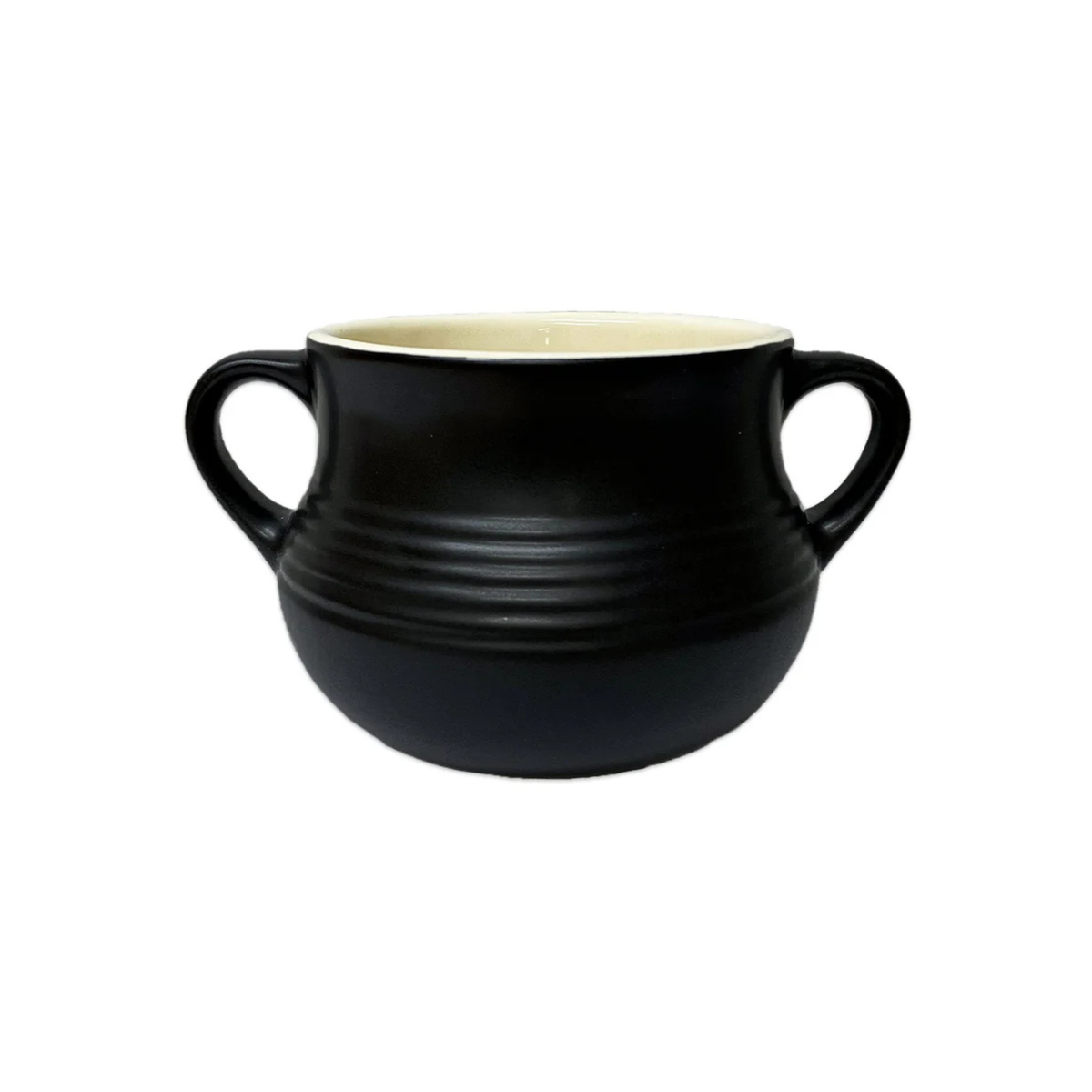 Bol à soupe à l’oignon vintage noir avec poignées 575 ml Safdie & Co.