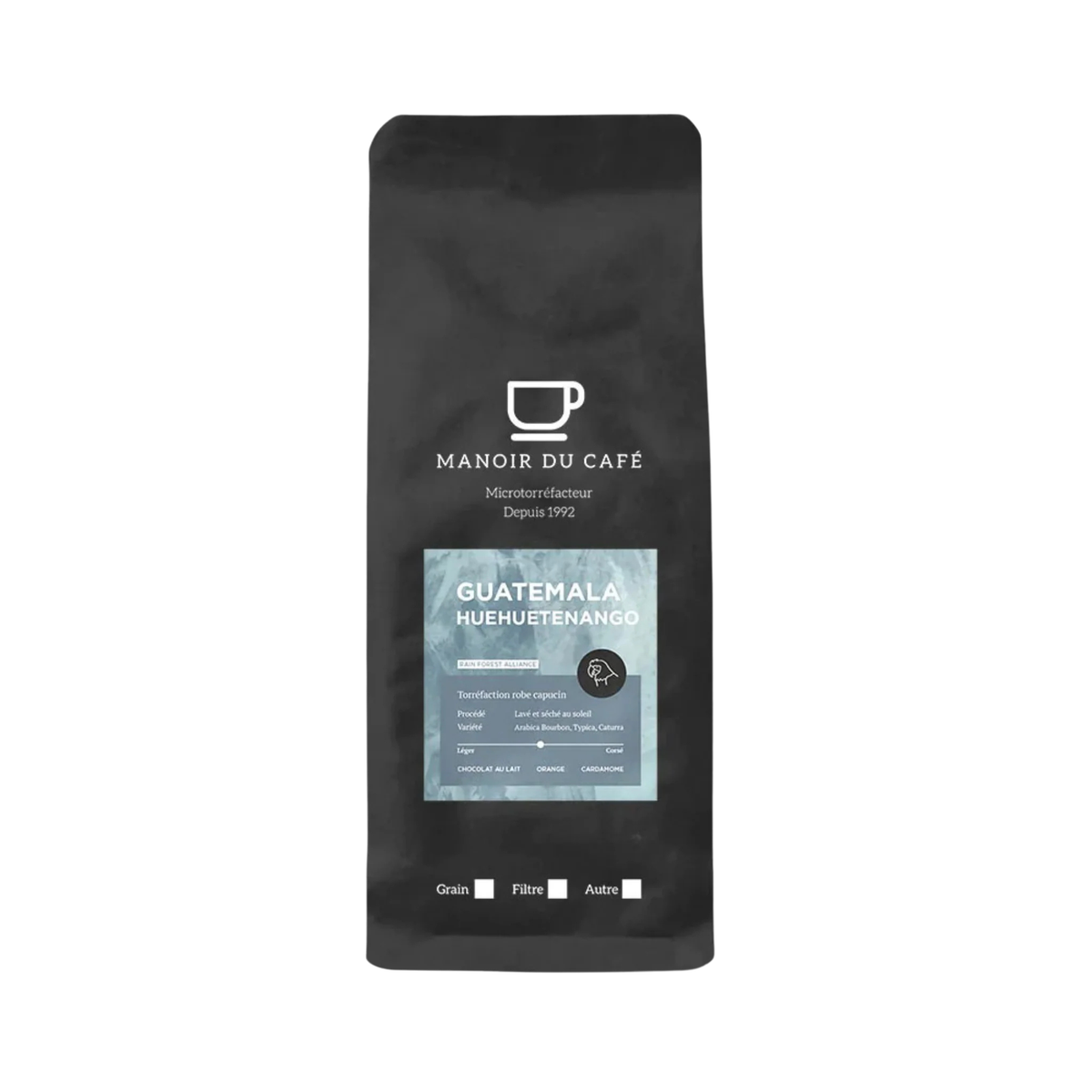 Café en grains Guatemala Huehue RFA 1 kg - Manoir du Café Manoir du Café