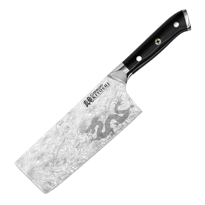 Couperet 16,5 cm KIYOSHI® robuste pour hachage puissant en cuisine